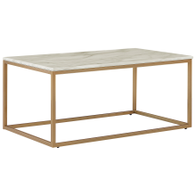 Coffee Table DELANO Marble/ Gold