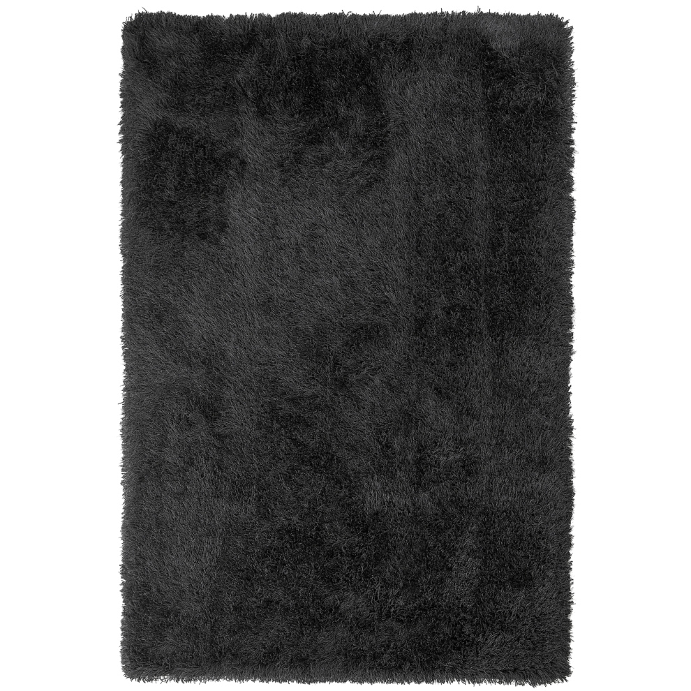 Beliani Shaggy Rug Cide Black 200 X 300 Cm