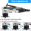 2 in 1  Air Chamfering Tool, 5-Adjustment Pneumatic Chamfering, 45 Degree External Chamfer Tool for  Deburring 5