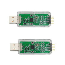 2Pcs WCH-LinkE Online Download Debugger Support WCH RISC-V Architecture MCU/SWD Interface 1 Serial Port to USB Channel