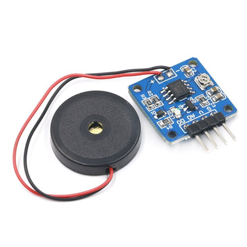 Piezoelectric Shock Tap Sensor Vibration  Module Piezoelectric Sheet Percussion  Analog Vibration Sensor 2