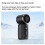 Portable Handheld Fan with Clip Umbrella Holder Function USB Charging Compact Personal Cooling Fan 1