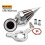 Kegelspitzen-Luftfilter-Einlassfilter für  Dyna Softail Touring Road Glide Elektroplattiert/Roter Filter 1