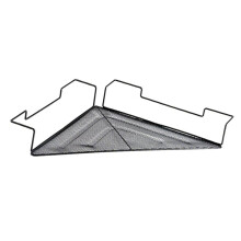 Office Cubicle Shelf, Wire Corner Sundries Storage Rack, Office Cubicle Dormitory Space-Saving Mesh Corner Rack Shelf