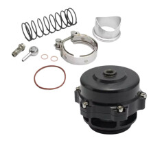 Car Modification 50MM Blow Off Valve Kit Turbine Pressure Relief Valve Kit Bov Turbine Vent Valve Black