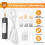 Electric Resin Drill Set,Including Eye Screws,Twist Drill Bits Tools,Electric  Drill for DIY Keychains Crafts Making 2