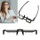 Reading Glasses Mirror Ultra-Light Lazy Refractor Lying Down TV Horizontal Reading Mirror HD Protective Glasses Black 4