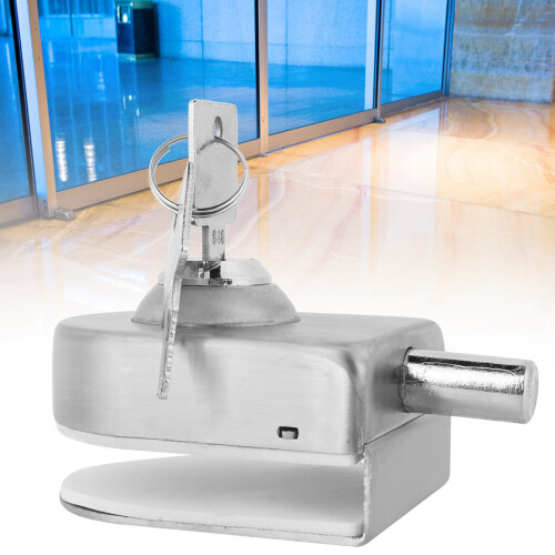 Complete Glass Door Lock Kit with Key