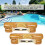 2 Pack Inflatable Water Floats for Adults 9