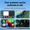 5 In1 WIreless Carplay Ai Box Android14,Carplay,Android Auto,HiCar Four Systems Can Be Switched 4+32G 4