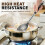 3 Pcs Silicone Cooking Spoon Set, Kitchen Utensils Include Solid & Slotted Spoon, Soup Ladle, Non-Scratch Spoons 3