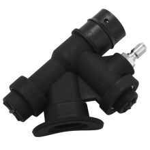 2X Scuba Diving Universal Bcd Power Inflator with 45 Degree Angled Mouthpiece for Standard 1 Inch Hose K-Shaped Valve