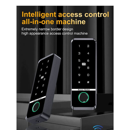 2X WIFI TUYA App Biometric Fingerprint Access Controller Keypad IP66 Waterproof Standalone Door Access Control System(A) 2