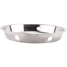 4 Stücke Edelstahl Wok Ring Metallisch Wok Gestell mit Rundem Boden 10,43 X 11,8 Zoll Universal GrößE Zoll für Gas Herd Pfannen
