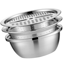 Stainless Steel Wash and Grate Bowl