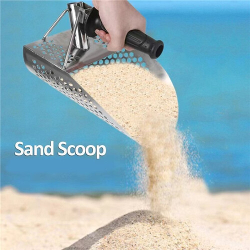 Strandzandschep voor Metaaldetector, Schatzoeken, Graafschep, Verdikte Stalen Detector 1