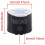 5V Active Buzzer Magnetic Long Continuous Beep Tone  Active Piezo Buzzers for  DIY Electronic Alert 40PCS 6