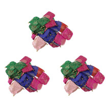 72Pcs Silk Brocade Jewelry Pouch Bag, Drawstring Coin Purse,Gift Bag Value Set