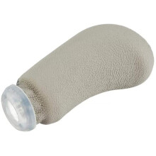 Pomo de Cambio de Marchas de Cuero de 5 Velocidades MT, Bola de Cabezal de Cambio de Marchas Beige para Megane II MK2 Scenic 2 Clio 3 III MK3