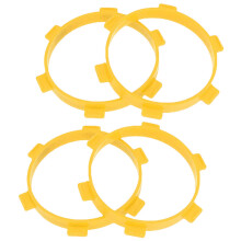 4 Stuecke Gummi Reifen Montage KlebebäNder Durchmesser 85Mm für RC Teile 1/8 Buggy 1/10 Short Course Truck ZubehöR Werkzeuge Gelb