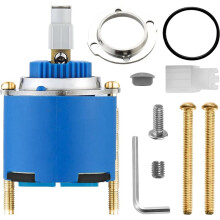3sets 46 mm Kraancartridge, Vervangende Kraancartridge voor Grohe 46048000 Eengreepskraan en Wastafelkraan