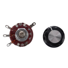 5X Replacement 6mm Shaft Dia 470K Ohm 2W Pots Potentiometer W Knob