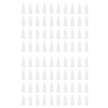 80Pcs Sheer Organza Wine Bags 137cm Reusable Simple Bottle Wrap Dresses Festive Packaging Baby Shower Wedding (White)