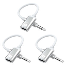 3X Audiokabel 3,5 mm Stecker auf Typ C Buchse, Analoger Audioanschluss, Kopfhörer-Audioadapter für MP3-Player, Laptop, Tablet C