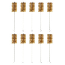 10X Brosse de Nettoyage de CheminéE de Tube de Tuyau de Fil de Cuivre DiamèTre 60mm