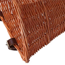 Handmade Bicycle Basket Front Detachable Wicker Large Capacity Rattan Bike Storage Outdoor Basket
