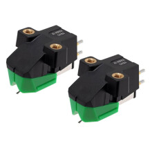 2PCS AT-VM95E Dual Moving Magnet Turntable Cartridge Replacement Moving Magnet Stereo Cartridge Stylus Parts
