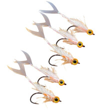 5 Pack Baitfish Streamer Flies - Ideal for Freshwater & Saltwater Fly Fishing
