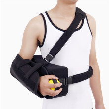 Abduzierte Schulter-Immobilisierungsschiene, Gepolsterte Rotatorenmanschetten-Stützbandage mit Abnehmbarem Abduktionskissen und Gymnastikball