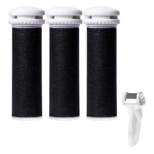 3 Pack Replacement Roller Refills  for  Micro Pedi Callus Remover, for Micro Pedi Replacement Rollers,