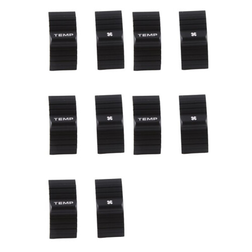 5X Climate Control HVAC A/C TEMP Button Set for  911 997 987 Cayman Boxsters (Pre-Facelift Version)
