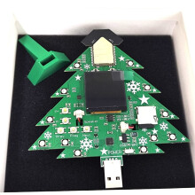 Music Christmas Tree MP3 Player Speaker ESP32-Wroom-da Development Board 1.54" IPS Color Screen with Card
