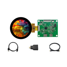 Okrągły Wyświetlacz TFT LCD MIPI i Moduł Ekranu Okrągłego z Płytką Sterującą Kompatybilną z dla Raspberry Pi 5/4B 2,1 Cala