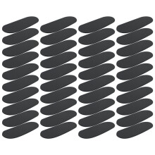 40 Pack Ceiling Fan Filters for Blades, Black Ceiling Fan Pads, Dust Catcher Activated Coconut Carbon Ceiling Fan Filter