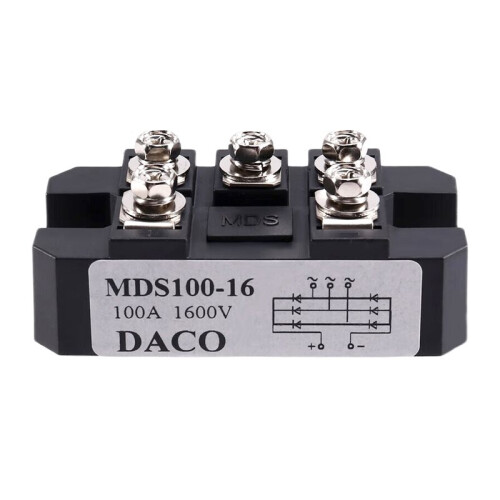 2X Three-Phase Rectifier Module MDS100-16 MDS100A1600V Three-Phase Bridge Rectifier 2