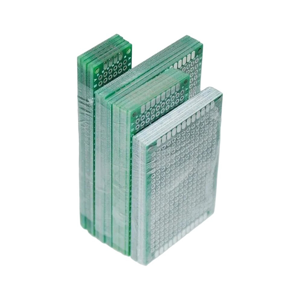 Pcb Board Prototype Board Green 2X8/3X7/4X6/5X7cm Double Sided Circuit Boards For Diy Soldering Project 4714268773519