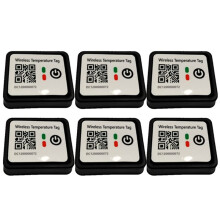 New Wireless Temperature Tag for Temperature Monitoring and Recording in Refrigerator(6 Packs)