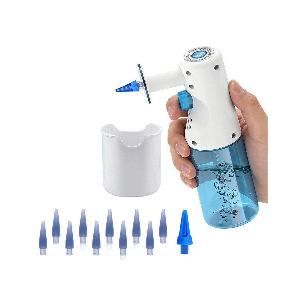 Ear Wax Removal Kit Gentle Manual Irrigation Safe Ear Cleaner for Adults, All Necessary Tools, Birthday Gift for Family