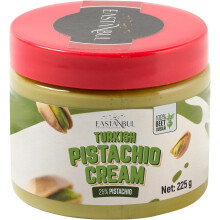Eastanbul Pistachio Cream, 225g, Pistachio Butter, Turkish Cream Spread for Dubai Chocolate, Smooth