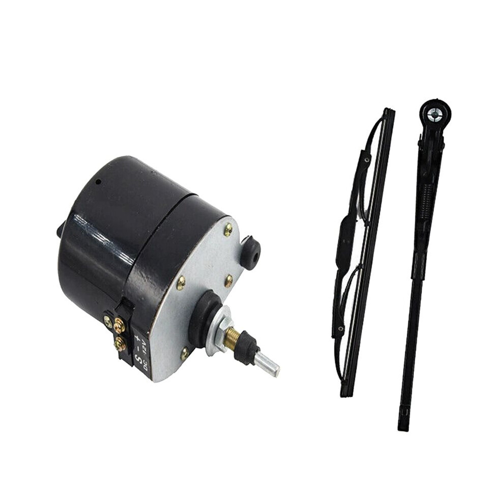 Electric Windshield Wiper Motor Kit 12V Windshield Wiper Motor With Blades 01287358 / 7731000001 4711456669388