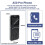 A50 Pro Flip Phone Dual SIM Card GSM Gravação Automática de Chamadas Tela de 2,4 Polegadas Celulares Dobráveis Tipo C Branco 9