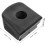 2Pcs Roller Skate Brake Blocks Black Rubber Toe Stops Replacement Pads 2