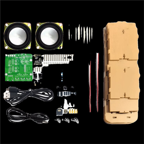 Electronic DIY Dual-Channel  Speaker Kit Stereo Amplifier, Soldering Assembly Practice Board, Audio Module 1