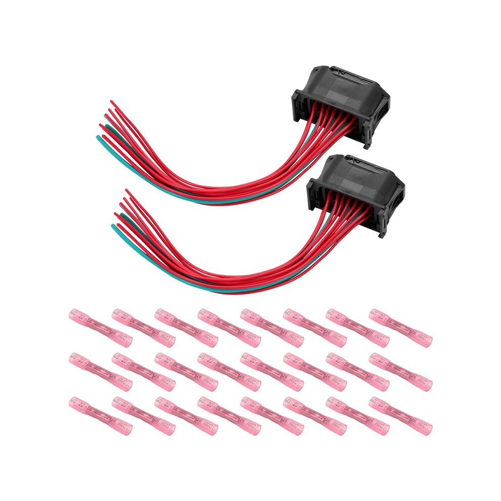 2 Pcs 12 Pin 15Cm Car Headlight Wiring Harness With 24 Terminals 6925638 61132359991 For E60 G30 E63 F20 F30 E87 6033327640820