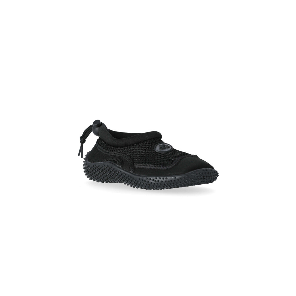Trespass (7, Black) Unisex Anti-Slip Sole Aqua Shoes - Paddle