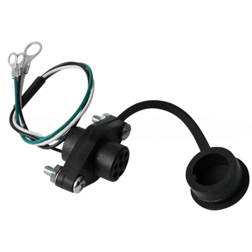 16296 Replacement Remote Control Female Socket Winch Harness 3 Wire Socket 12 Volt for Winch Remote Round 3 Pin Plug
